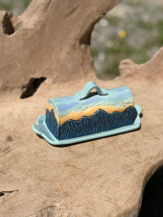 Blue Ridge Mountain Butter Dish