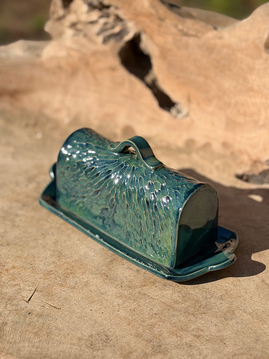 Emerald Grove Butter Dish