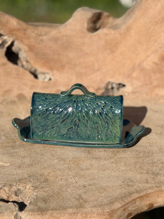 Emerald Grove Butter Dish
