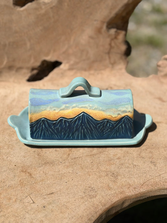 Blue Ridge Mountain Butter Dish